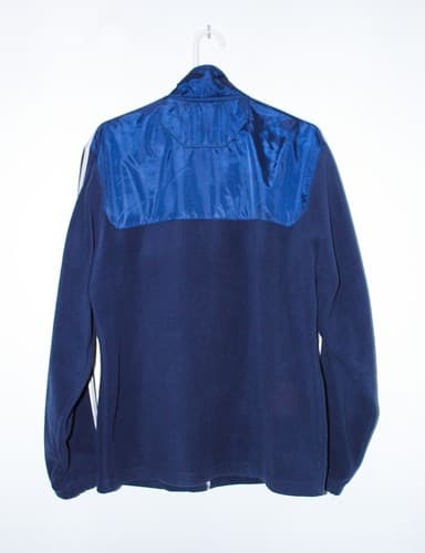 ADIDAS Navy Blue Men's White Stipe Jacket Size M College Notre Dame Logo - Thumbnail 6
