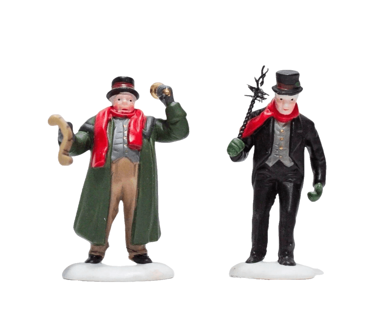 Vtg Department 56 "Town Crier & Chimney" 2 Heritage Village Collection Figures - Image 1