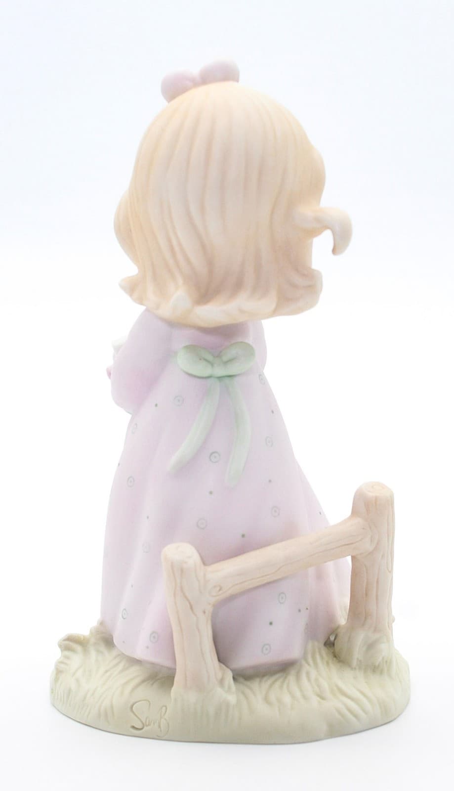 Precious Moments Voices Of Spring Enesco Porcelain Figurine 1985 - Thumbnail 3