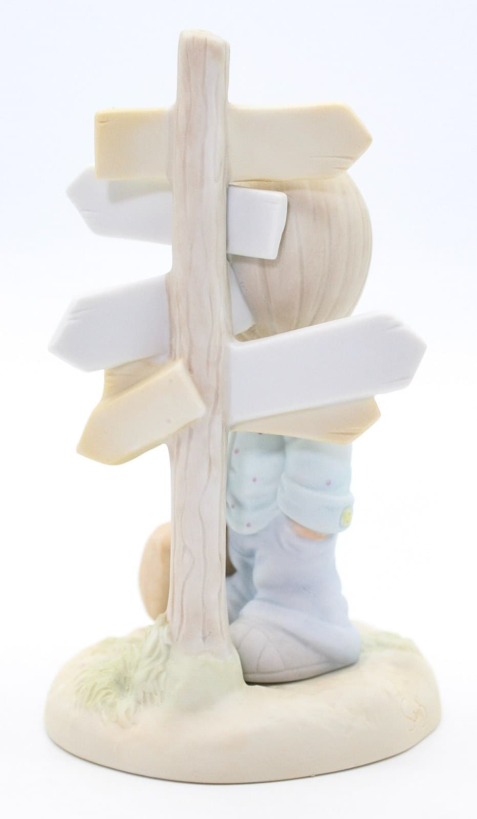 Precious Moments Jesus Is The Only Way Enesco Porcelain Figurine 1988 - Thumbnail 4