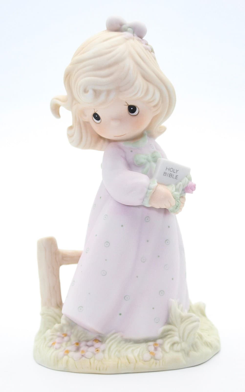 Precious Moments Voices Of Spring Enesco Porcelain Figurine 1985 - Thumbnail 8