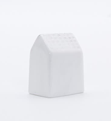 BIRCHCROFT Miniature House Shaped Thimble Bone China Christmas Shop - Thumbnail 4