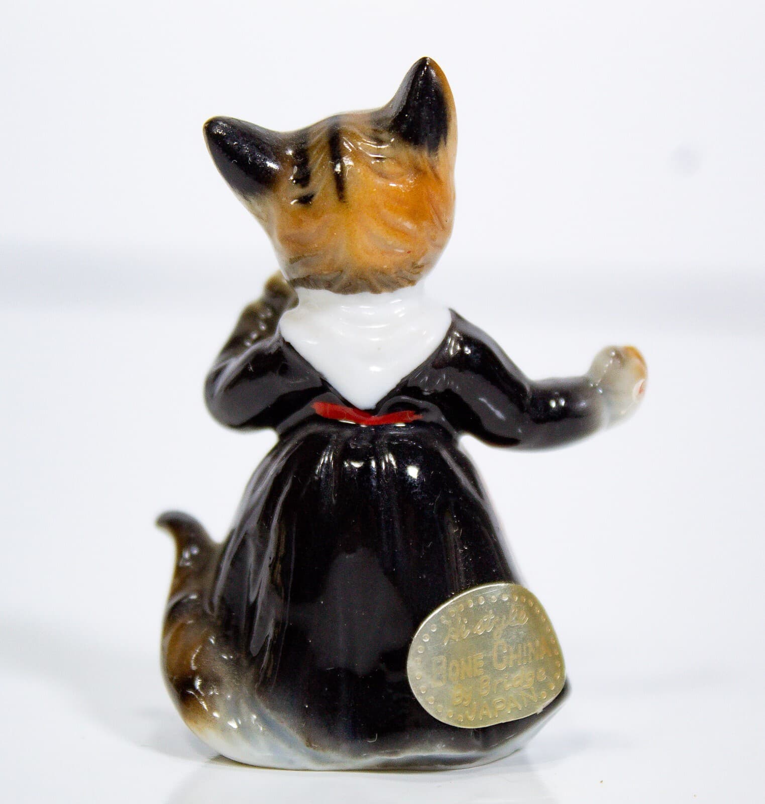 Vintage Japan Bone China Miniature Anthropomorphic Kitten Cat Figurine - Thumbnail 2