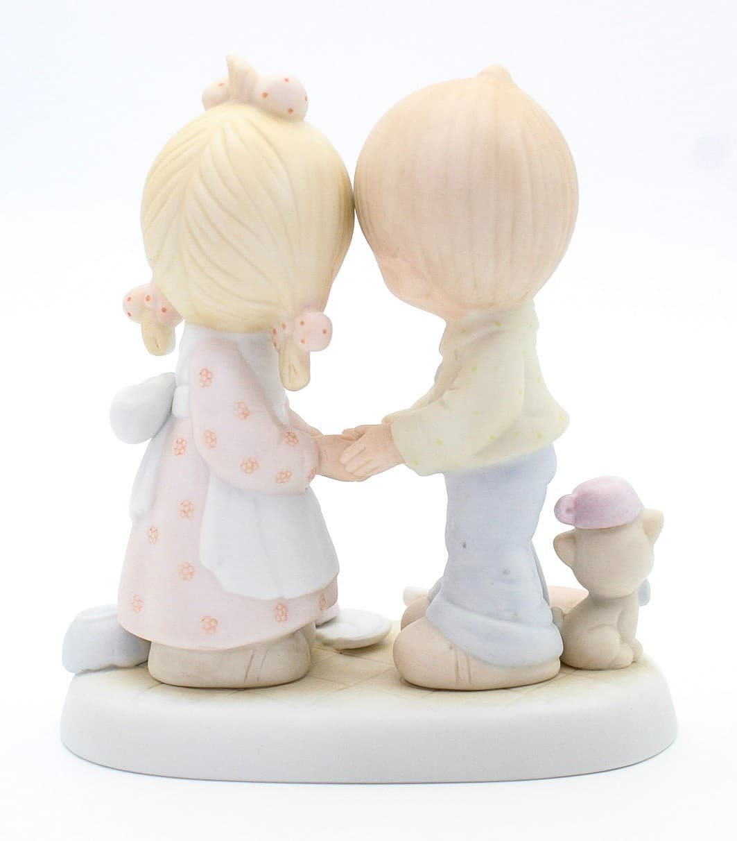 Precious Moments Forgiving Is Forgetting Enesco Porcelain Figurine 1982 - Thumbnail 4