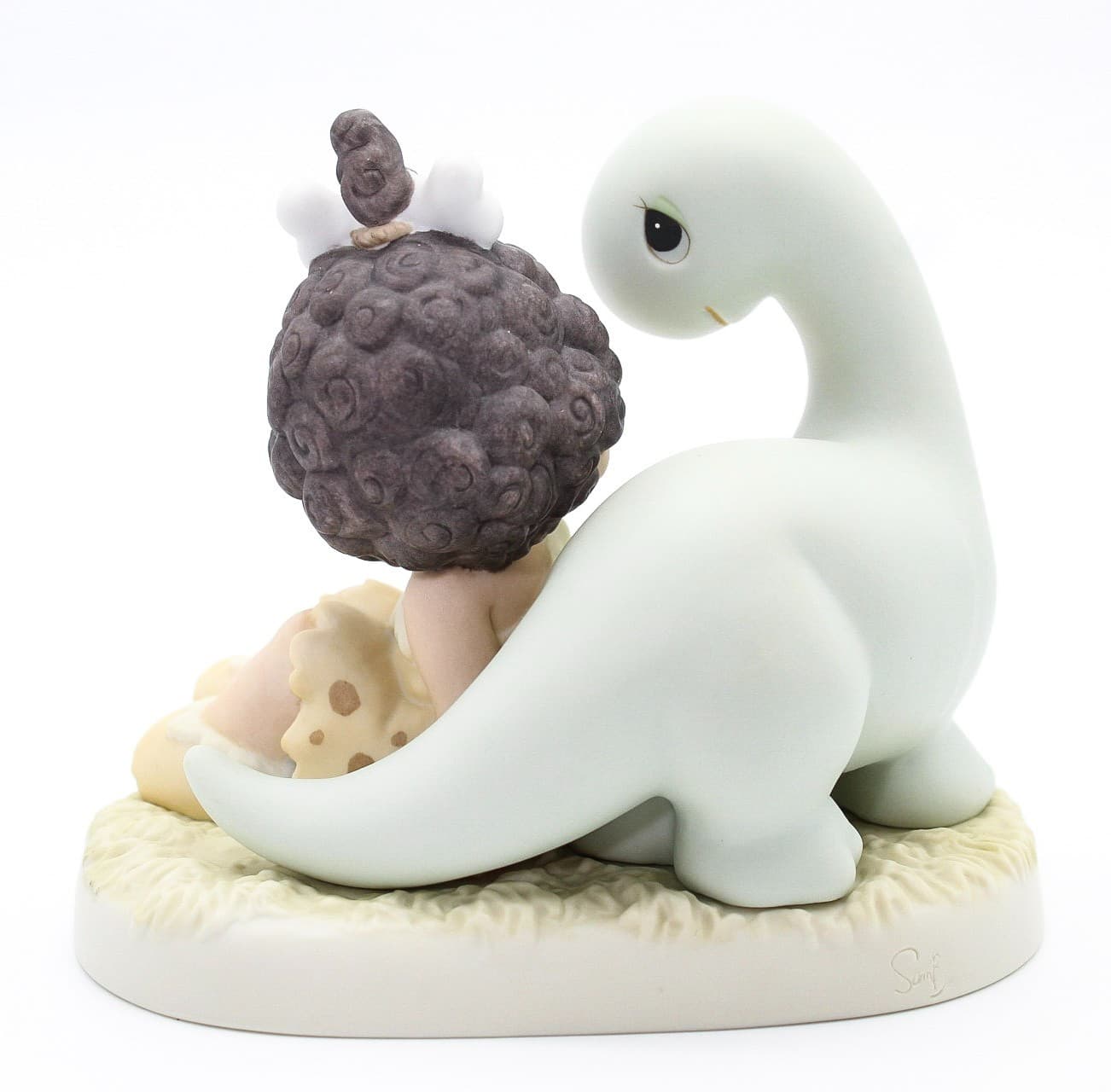 Precious Moments Friends From The Very Beginning Enesco Porcelain Figurine 1996 - Thumbnail 2