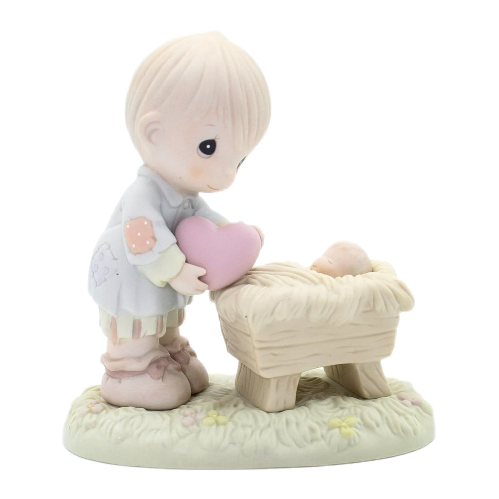 Precious Moments I'll Give Him My Heart Enesco Porcelain Figurine 1995 - Image 1