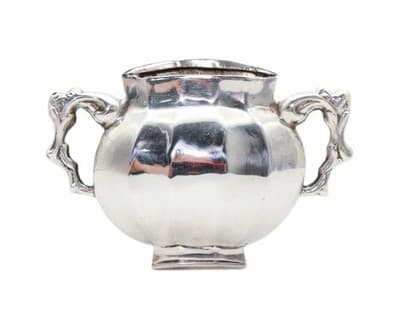 Steiff R.T. Signed Sterling Silver 925 Vase Jardiniere Motif Vintage Pin Brooch - Image 1