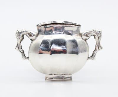 Steiff R.T. Signed Sterling Silver 925 Vase Jardiniere Motif Vintage Pin Brooch - Thumbnail 6