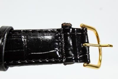 Vintage STAUER Metropolitan Black Leather Strap Wristwatch NIB - Thumbnail 6