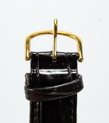 Vintage STAUER Metropolitan Black Leather Strap Wristwatch NIB - Thumbnail 5