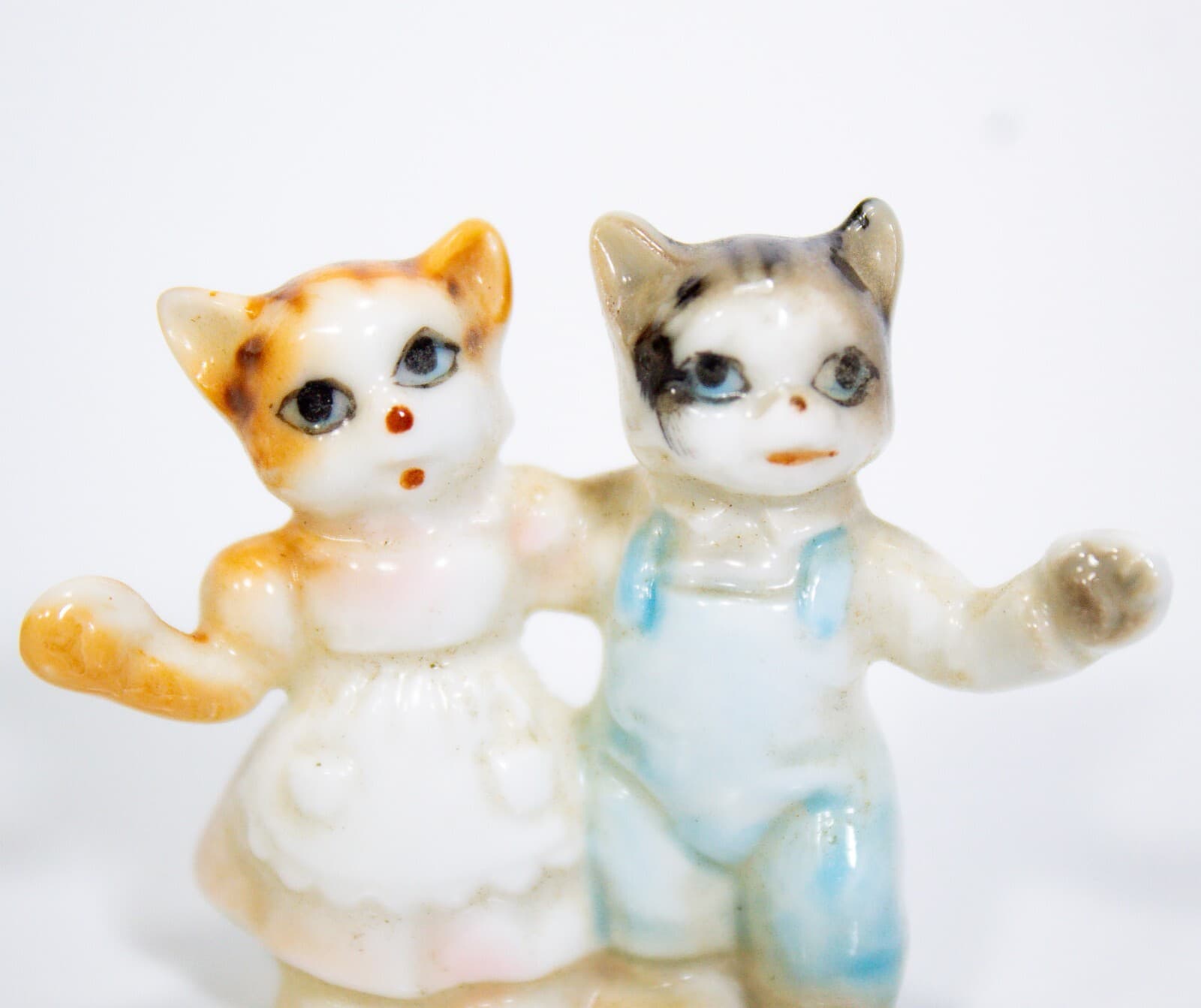 Lot of 3 Vintage Three Kittens Who Lost Their Mittens Bone China Cat Figurines - Thumbnail 5
