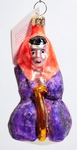 CHRISTOPHER RADKO "Witch Way" Little Gems Halloween Christmas Ornament w/ Tag - Thumbnail 7