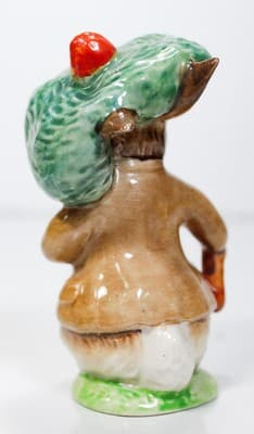 BESWICK ENGLAND Beatrix Potter "Benjamin Bunny" Porcelain Figurine - Thumbnail 3