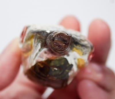 Vintage West Germany Gold Silver Car Automobile Glass Christmas Ornament - Thumbnail 5