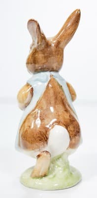 BESWICK ENGLAND Beatrix Potter "Mrs. Flopsy Bunny" Porcelain Figurine - Thumbnail 4