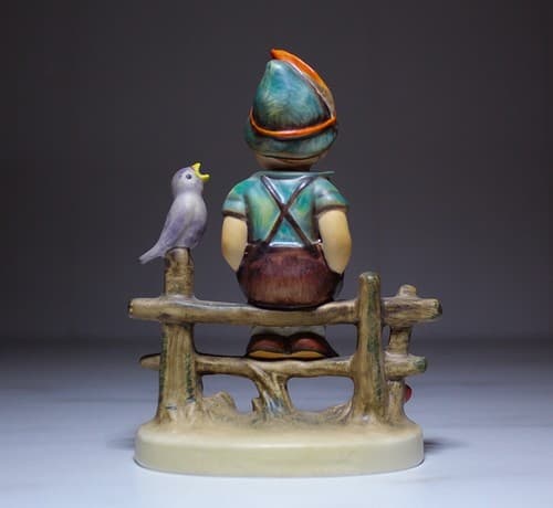 Vintage HUMMEL West Germany "Wayside Harmony" Porcelain Figurine - Thumbnail 5