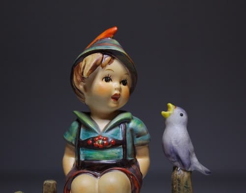 Vintage HUMMEL West Germany "Wayside Harmony" Porcelain Figurine - Thumbnail 2