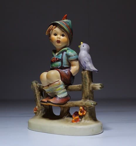 Vintage HUMMEL West Germany "Wayside Harmony" Porcelain Figurine - Thumbnail 4