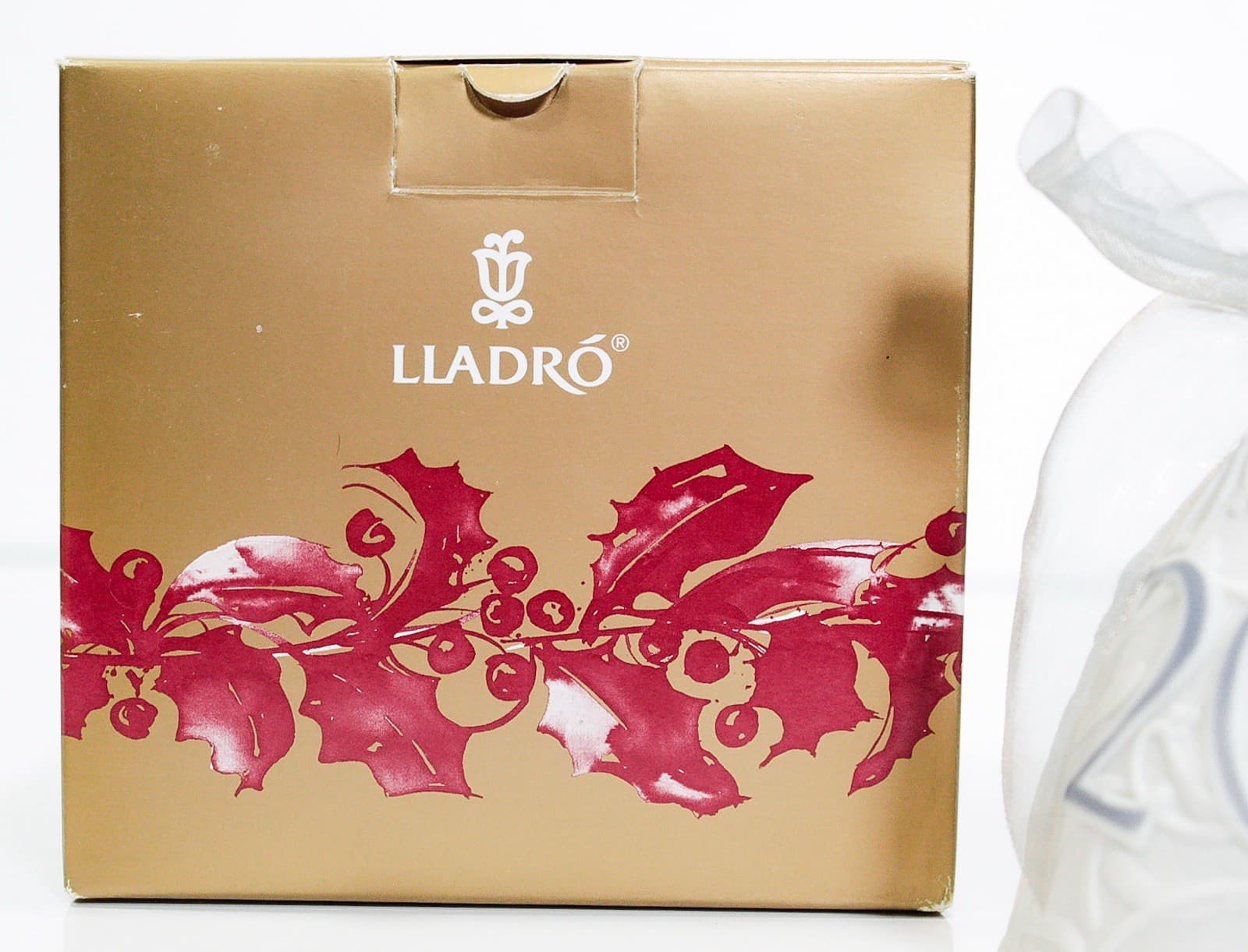 Vintage LLADRO Spain Porcelain 2008 Matte Christmas Bell In Original Box - Thumbnail 3