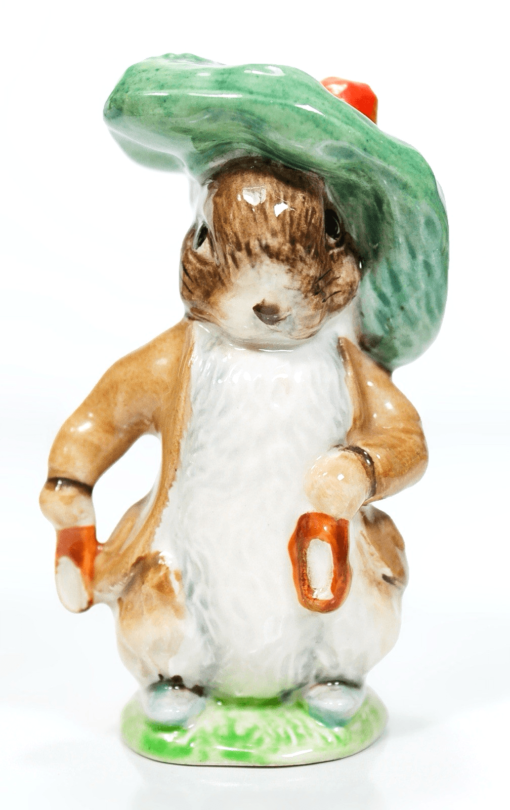 BESWICK ENGLAND Beatrix Potter "Benjamin Bunny" Porcelain Figurine - Image 1