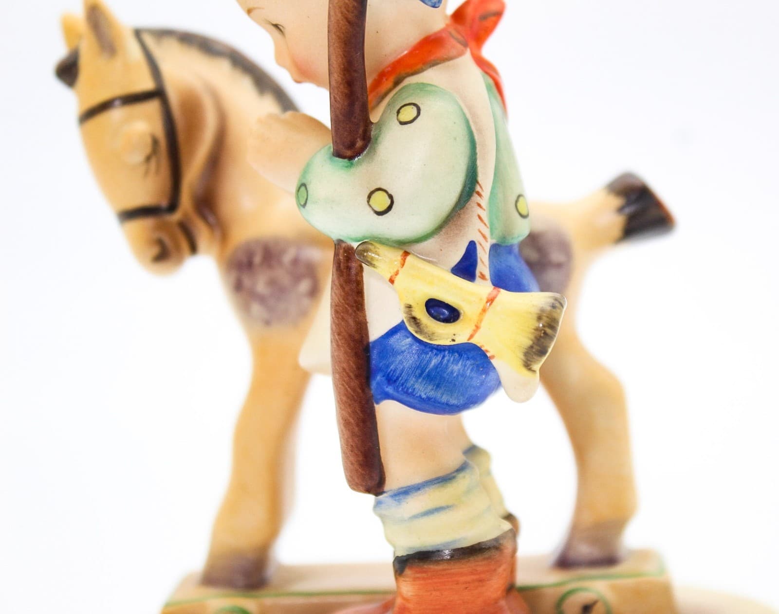 Hummel Goebel Prayer Before Battle Germany Hand Painted Porcelain Figurine TMK2 - Thumbnail 2
