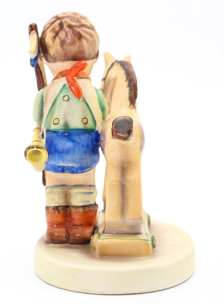Hummel Goebel Prayer Before Battle Germany Hand Painted Porcelain Figurine TMK2 - Thumbnail 6