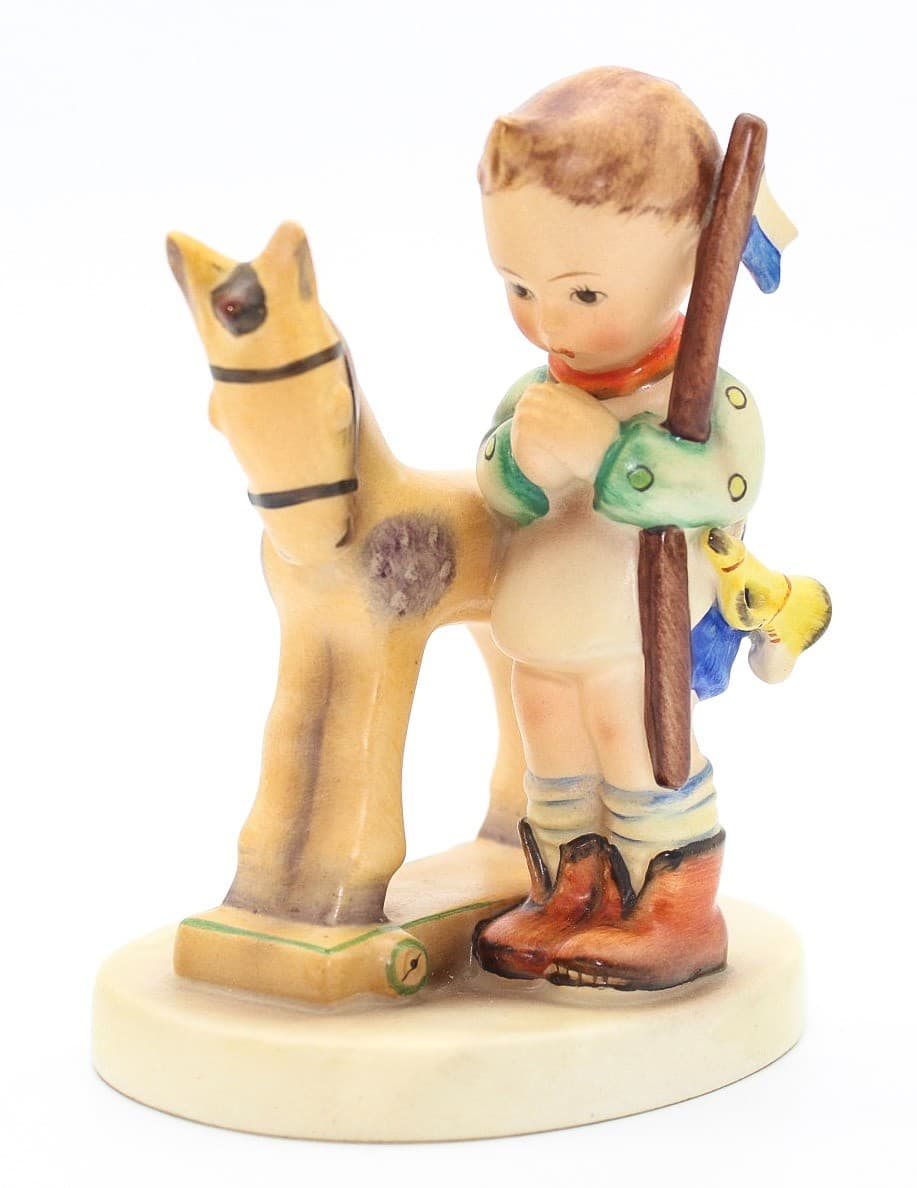 Hummel Goebel Prayer Before Battle Germany Hand Painted Porcelain Figurine TMK2 - Thumbnail 8