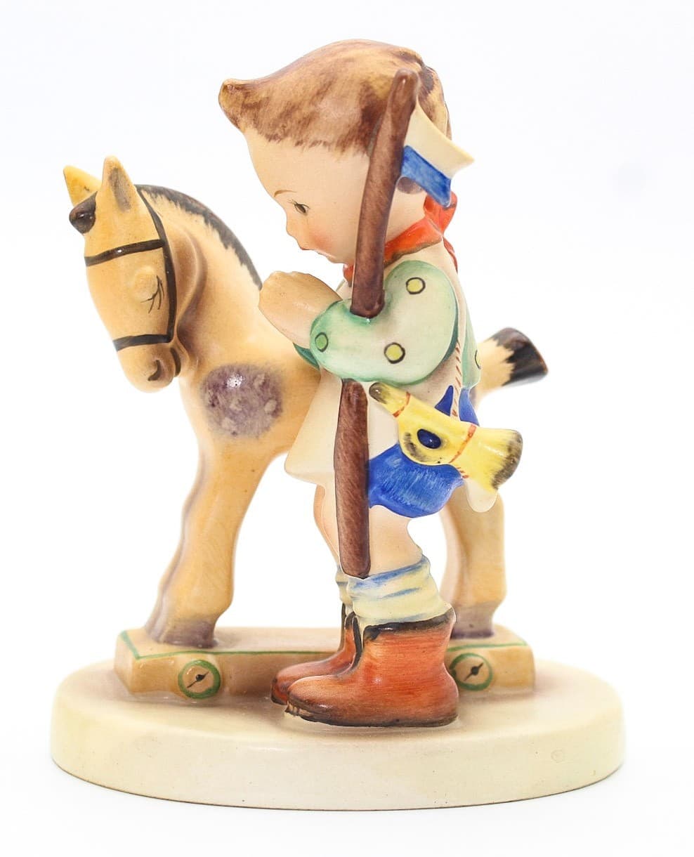 Hummel Goebel Prayer Before Battle Germany Hand Painted Porcelain Figurine TMK2 - Thumbnail 10