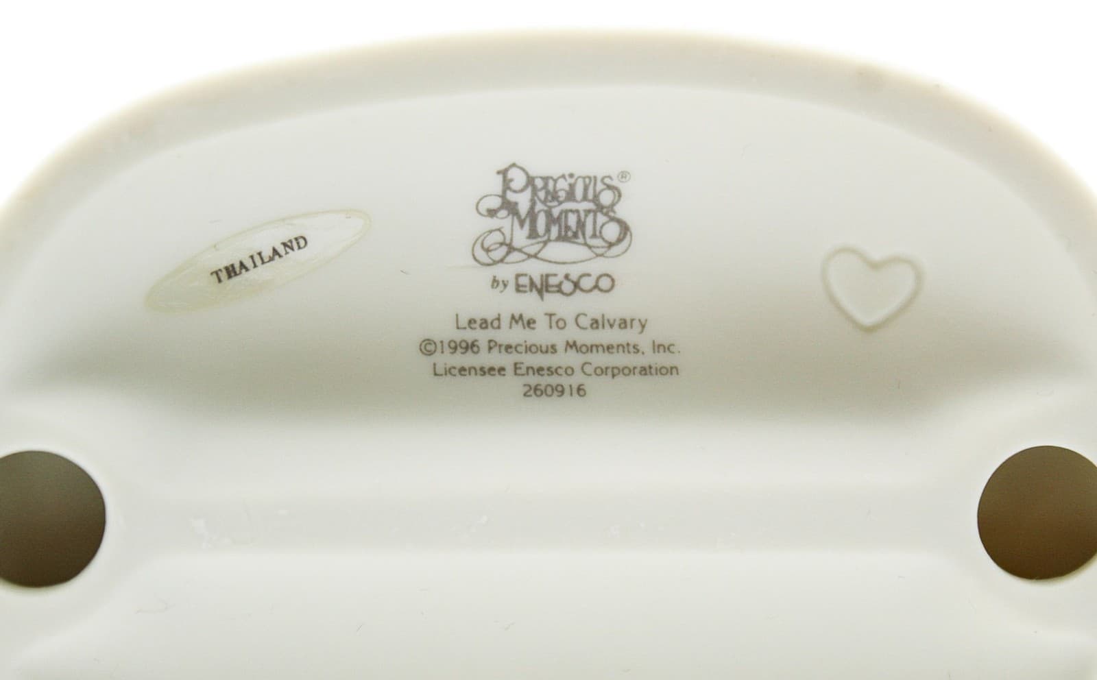 Precious Moments Lead Me To Calvary Enesco Porcelain Figurine 1996 - Thumbnail 7