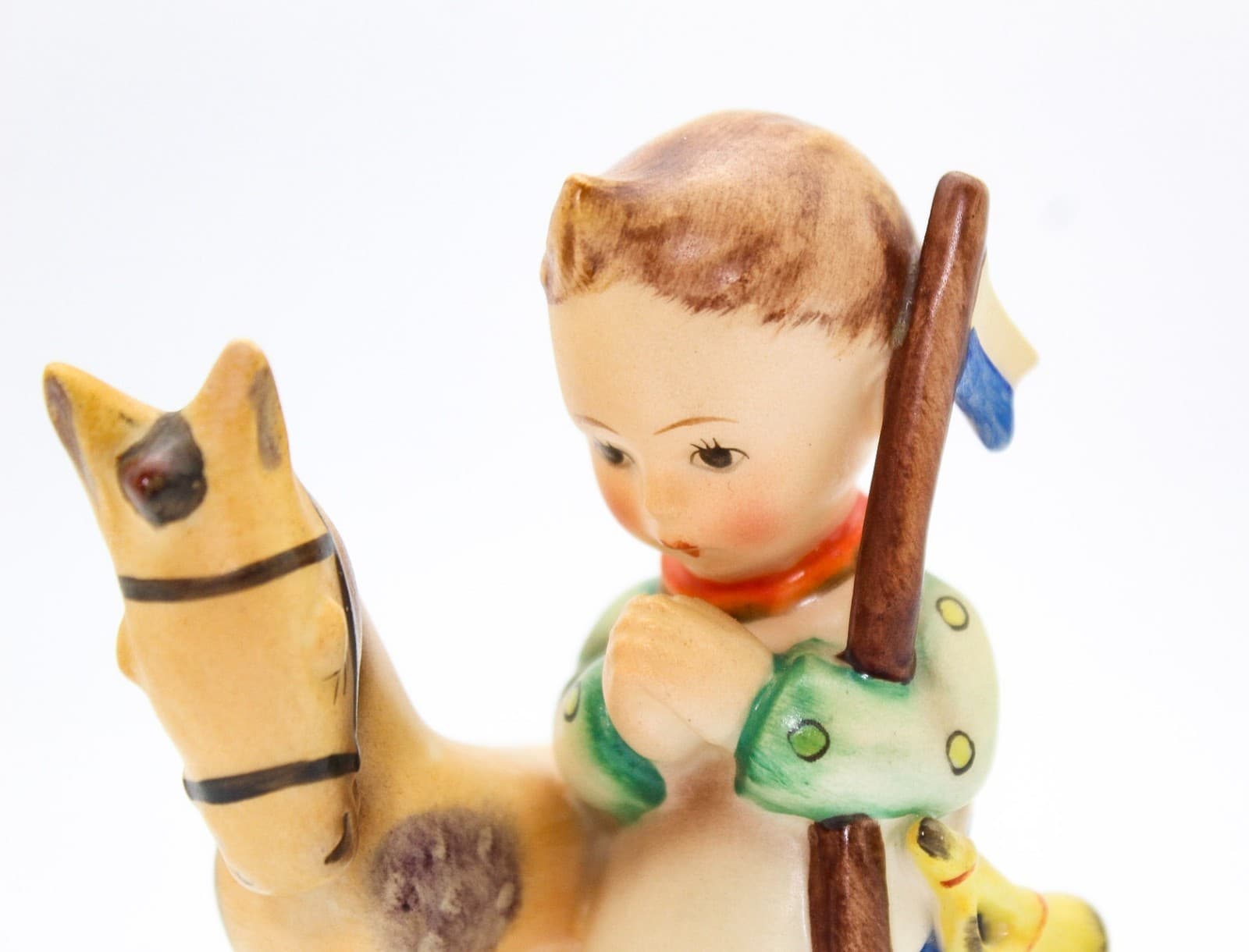 Hummel Goebel Prayer Before Battle Germany Hand Painted Porcelain Figurine TMK2 - Thumbnail 3
