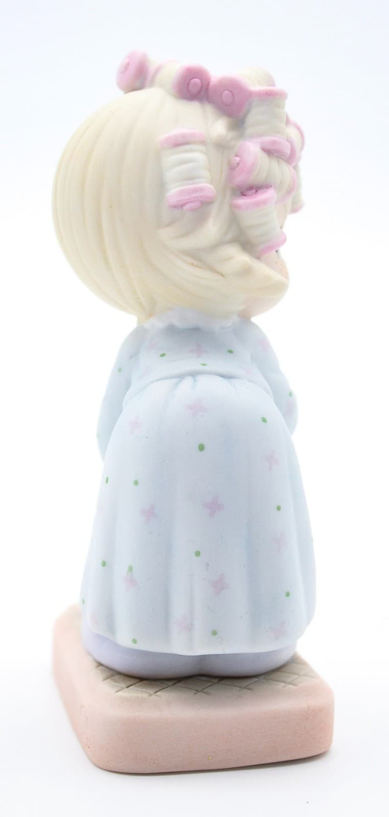 Precious Moments The Spirit Is Willing But The Flesh Is Weak Figurine 1986 - Thumbnail 4