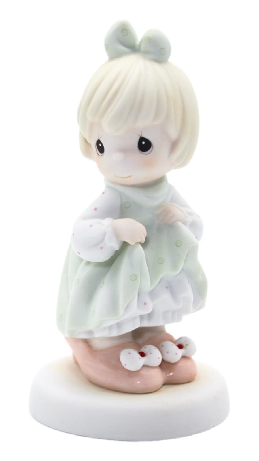 Precious Moments Who's Gonna Fill Your Shoes Enesco Porcelain Figurine 1996 - Image 1