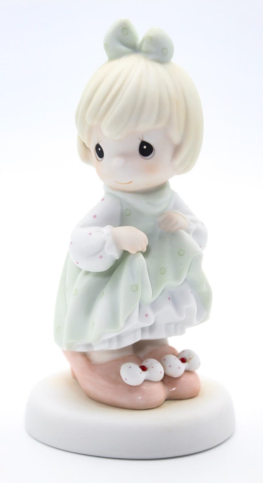 Precious Moments Who's Gonna Fill Your Shoes Enesco Porcelain Figurine 1996 - Thumbnail 8