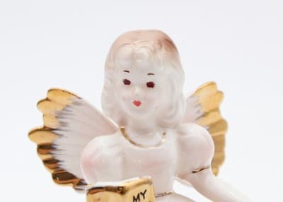 Josef Originals Vintage 10th Birthday Girl Angel Porcelain Figurine - Thumbnail 2