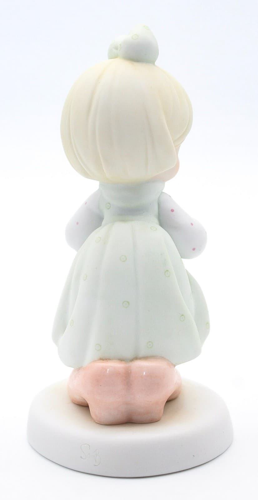 Precious Moments Who's Gonna Fill Your Shoes Enesco Porcelain Figurine 1996 - Thumbnail 4