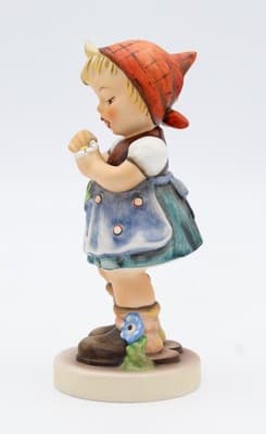 Hummel Goebel Daisies Don't Tell W. Germany Vintage Porcelain Figurine TMK5 - Thumbnail 5