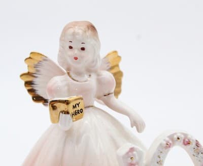 Josef Originals Vintage 10th Birthday Girl Angel Porcelain Figurine - Thumbnail 5