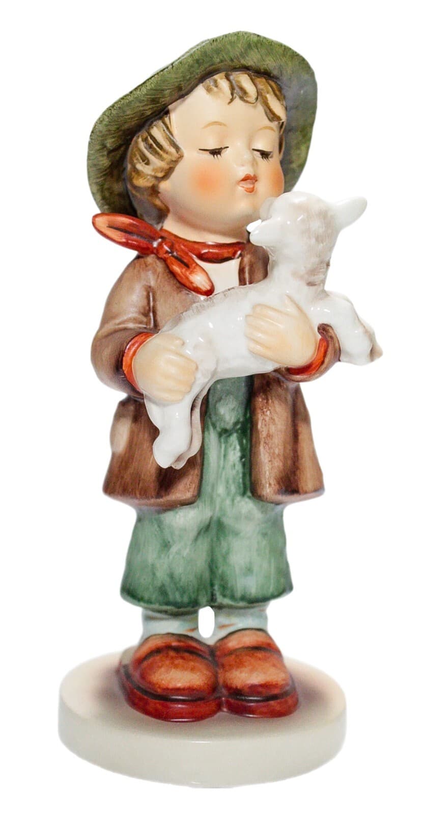 GOEBEL HUMMEL Germany "The Lost Sheep" Hand Painted Porcelain Figurine TMK6 - Image 1