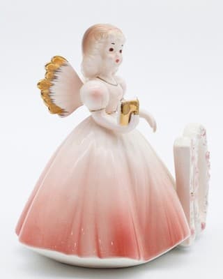 Josef Originals Vintage 10th Birthday Girl Angel Porcelain Figurine - Thumbnail 4