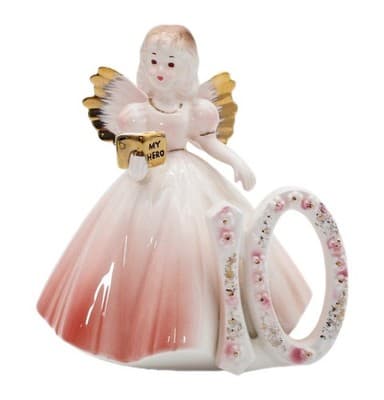 Josef Originals Vintage 10th Birthday Girl Angel Porcelain Figurine - Image 1