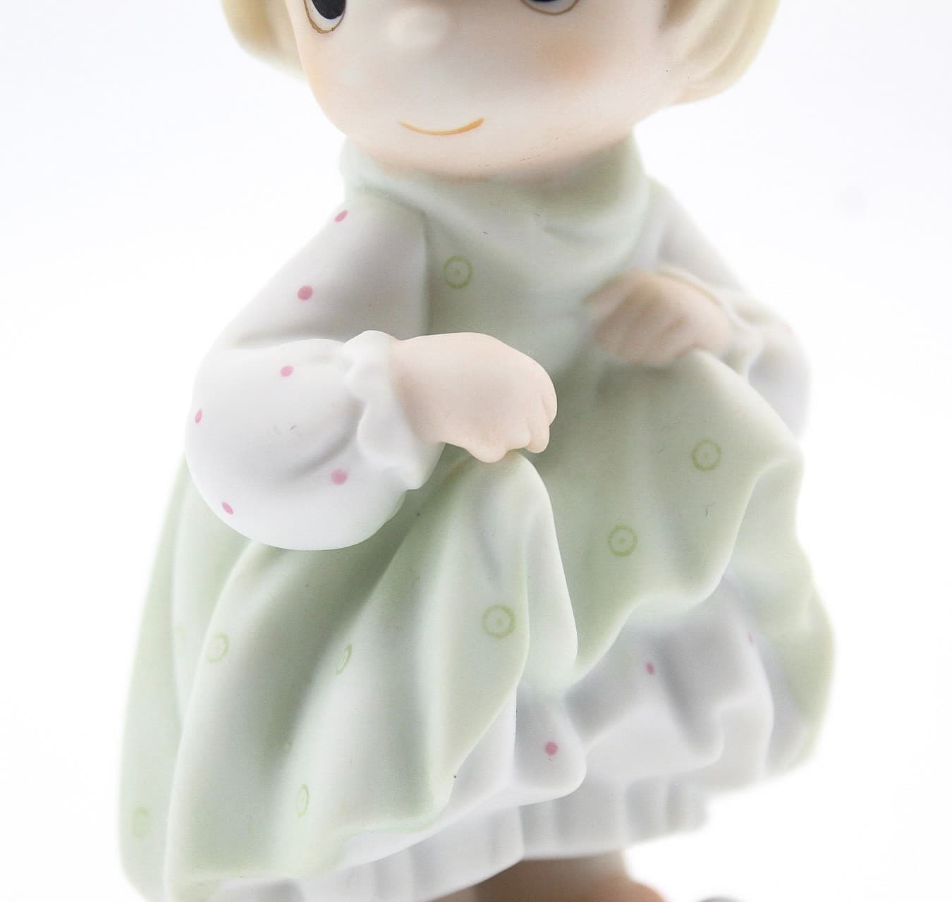 Precious Moments Who's Gonna Fill Your Shoes Enesco Porcelain Figurine 1996 - Thumbnail 2