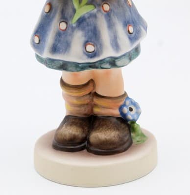 Hummel Goebel Daisies Don't Tell W. Germany Vintage Porcelain Figurine TMK5 - Thumbnail 4