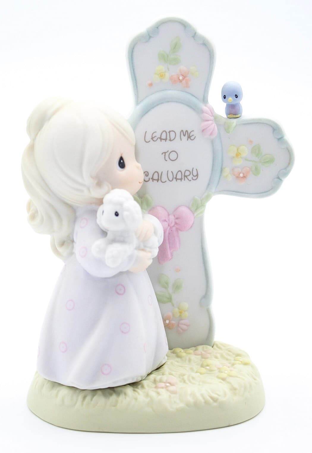 Precious Moments Lead Me To Calvary Enesco Porcelain Figurine 1996 - Thumbnail 8