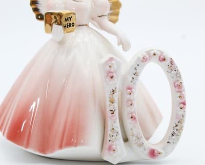 Josef Originals Vintage 10th Birthday Girl Angel Porcelain Figurine - Thumbnail 3