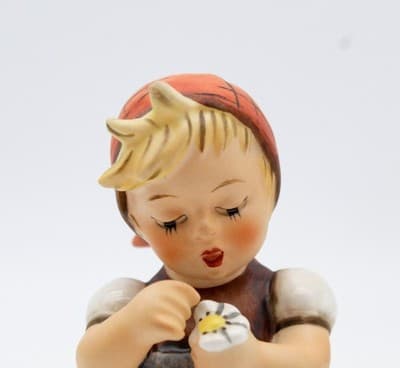 Hummel Goebel Daisies Don't Tell W. Germany Vintage Porcelain Figurine TMK5 - Thumbnail 2
