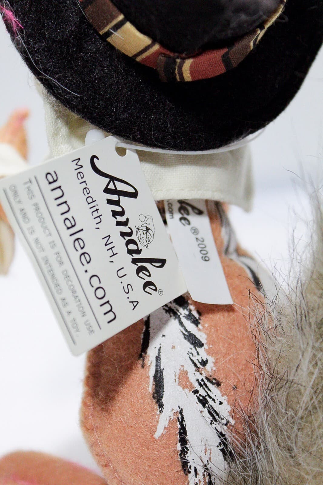 ANNALEE Mobilitee 2009 "Pilgrim Boy Chipmunk" Holiday Artisan Doll 6" w/ Tag - Thumbnail 5