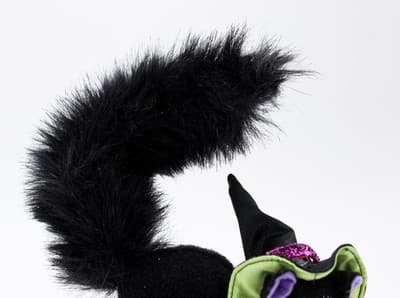 Vintage 2009 ANNALEE Mobilitee Sparkle Black Cat Artisan Halloween Doll - Thumbnail 4