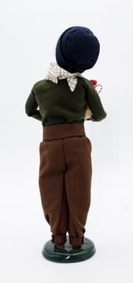 Byers' Choice 2004 Dutch Man With Wooden Toy Soldier The Carolers Christmas Doll - Thumbnail 5