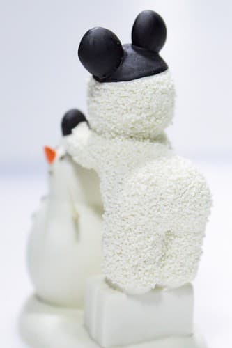 DEPARTMENT 56 "Be Like Mickey Too" Snowbabies Disney Showcase Porcelain Figurine - Thumbnail 4