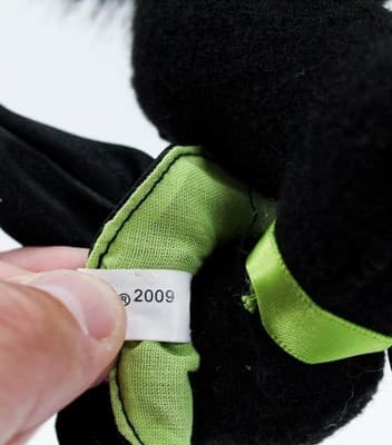 Vintage 2009 ANNALEE Mobilitee Sparkle Black Cat Artisan Halloween Doll - Thumbnail 6